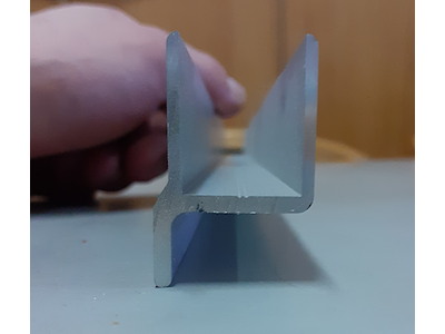 Alu profil 18mm U-flange-profil
