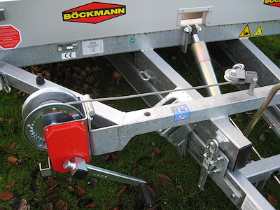 Spil 900kg med styre ruller 7mm Wire